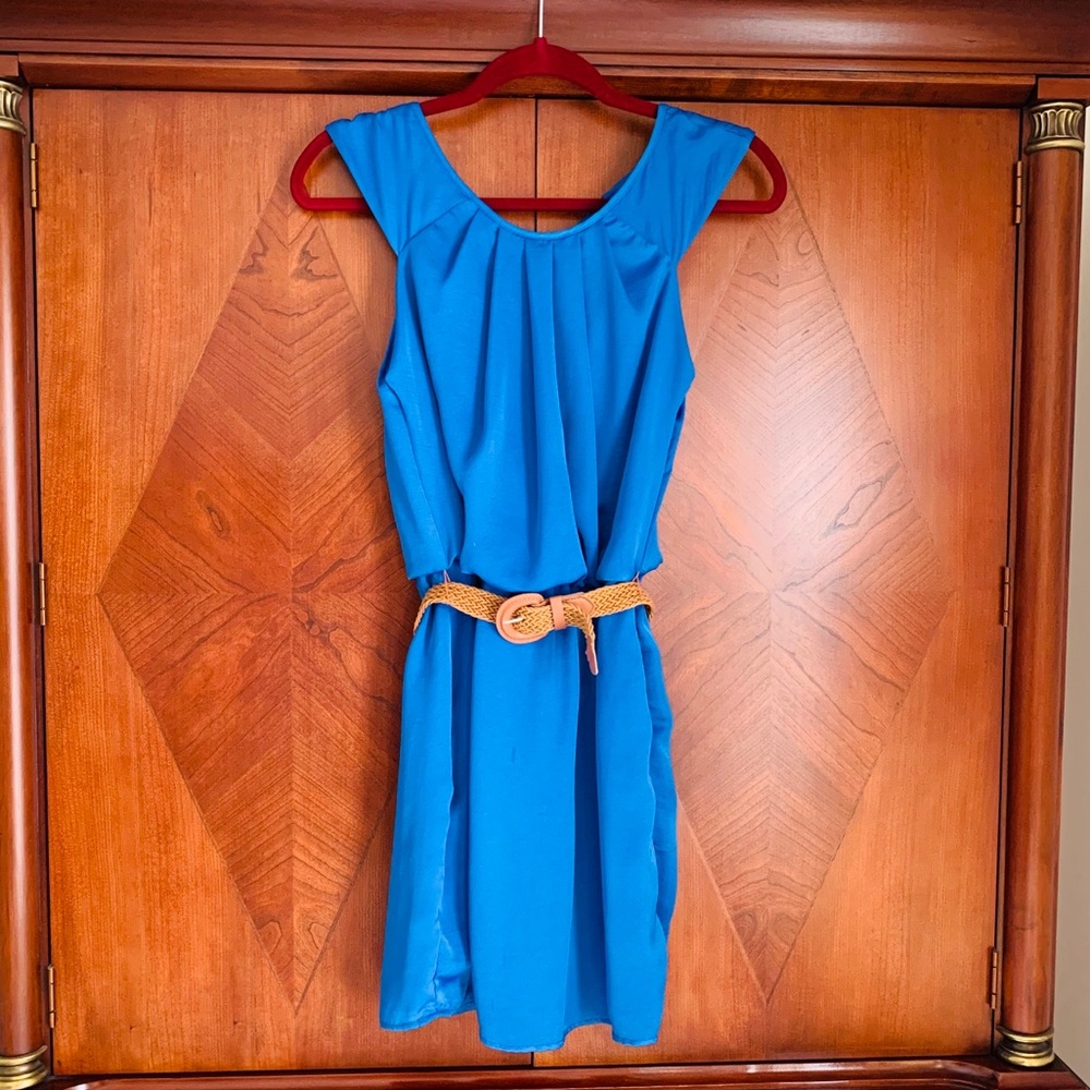 Blue dress